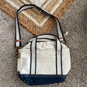 J Crew Small Montauk tote with crossbody strap